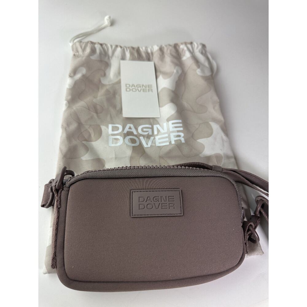 Dagne Dover Mara Neoprene Phone Sling Bag Dune Mauve Dust Bag Crossbody Shoulder - Picture 6 of 9